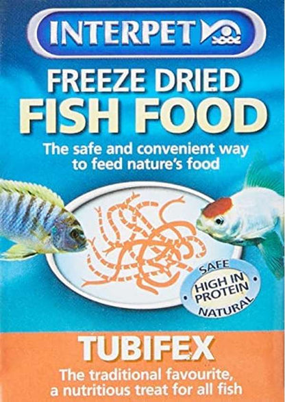 Interpet Food Freeze Dried Tubifex Worm