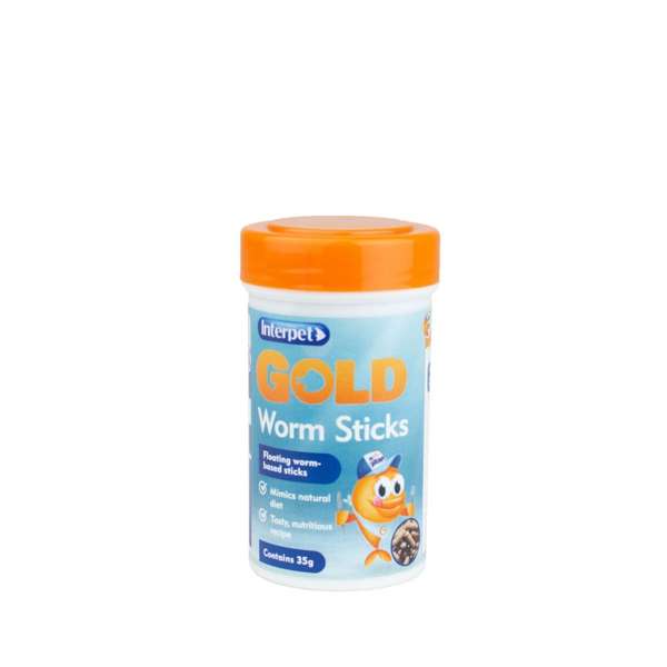 Interpet Gold Worm Sticks Food