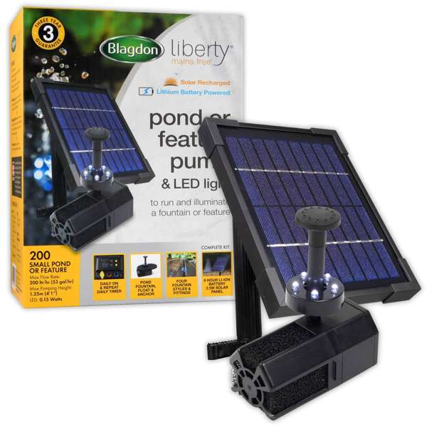 Blagdon Liberty 200 Panel And Battery