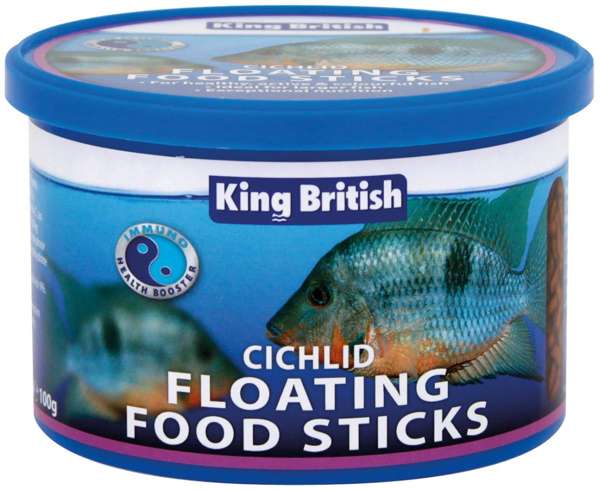 King British Cichlid Floating Food Sticks