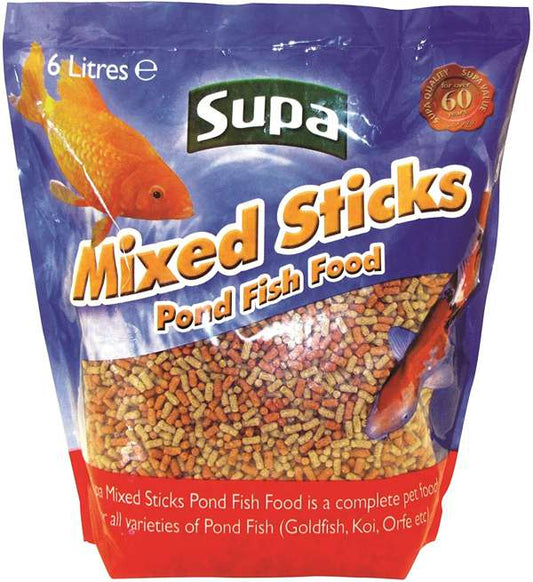 Supa Pond Fish Food Jar